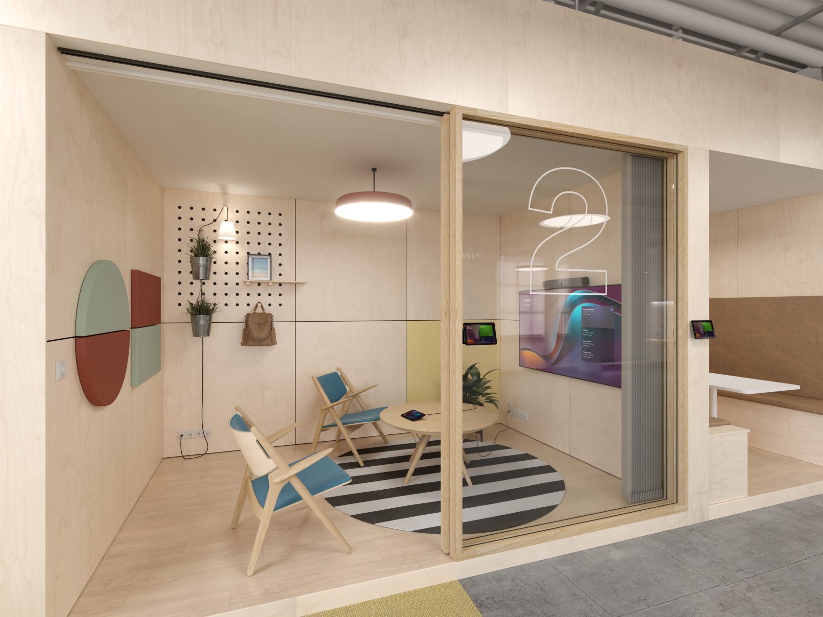 Huddle room with Neat devices