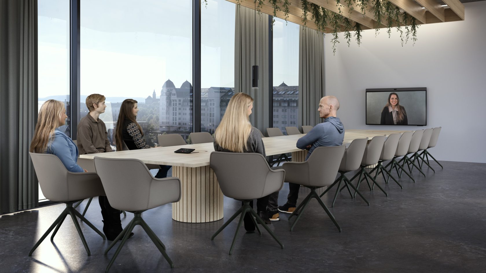 Neat device in large room