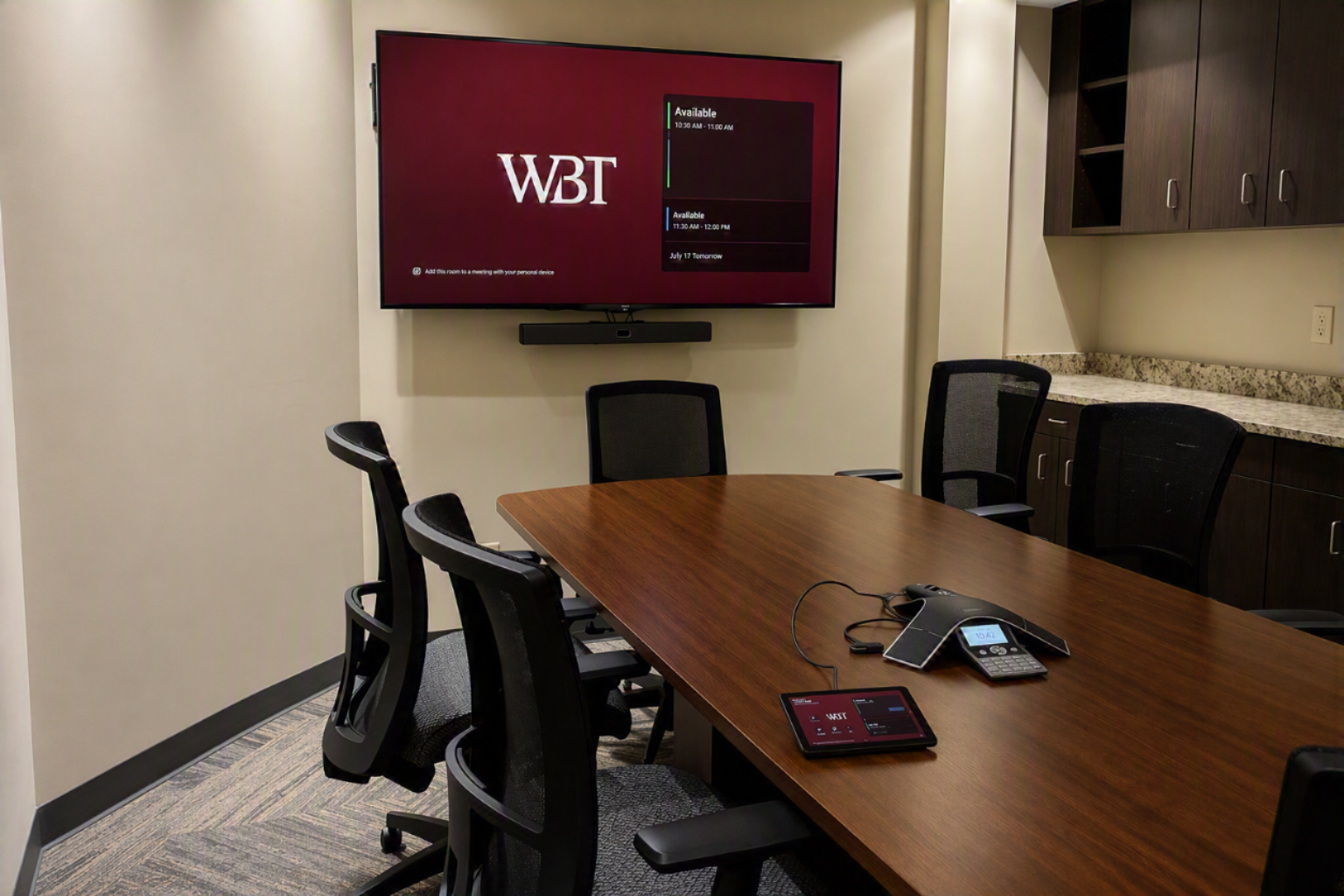 Wilson Bank use Neat devices in their meeting space