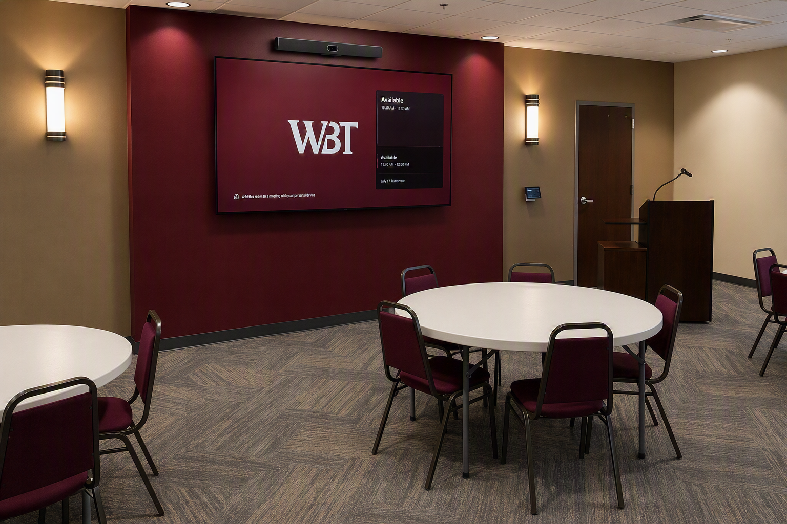Wilson Bank use Neat devices in their Main Community space